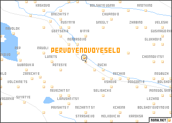 map of Pervoye Novoye Selo