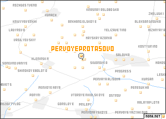 map of Pervoye Protasovo