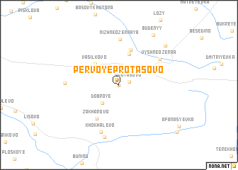 map of Pervoye Protasovo