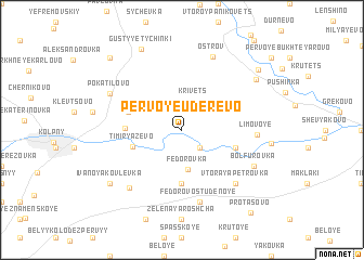 map of Pervoye Uderëvo