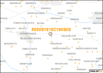 map of Pervoye Yazyhkovo