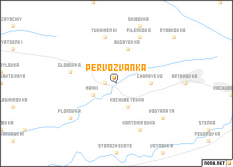 map of Pervozvanka