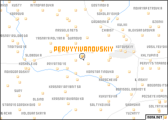 map of Pervyy Ivanovskiy