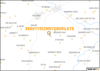 map of Pervyy Nizhniy Gavrilets