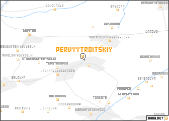 map of Pervyy Troitskiy