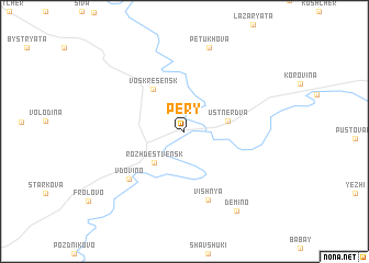 map of Pery
