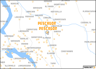 map of Pescador