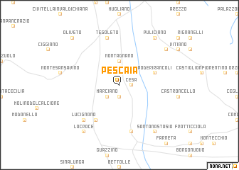 map of Pescaia