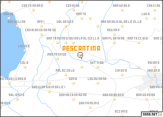 map of Pescantina