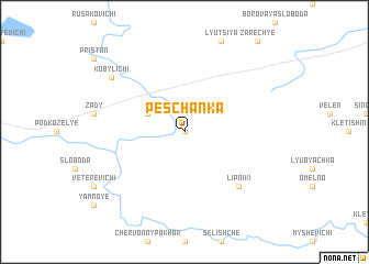 map of Peschanka