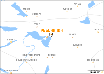 map of Peschanka