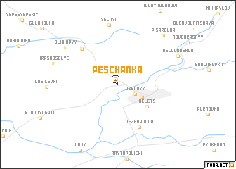 map of Peschanka