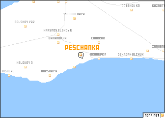 map of Peschanka