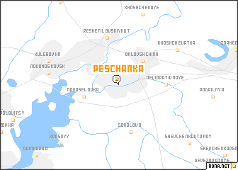 map of Peschanka