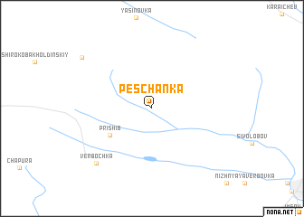 map of Peschanka