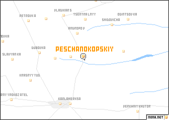 map of Peschanokopskiy