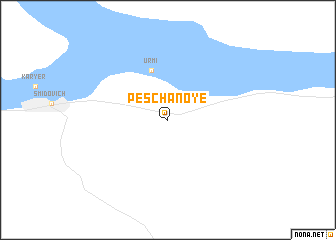 map of Peschanoye