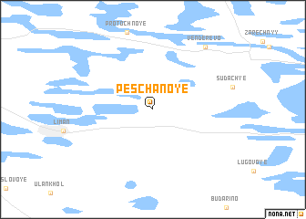 map of Peschanoye