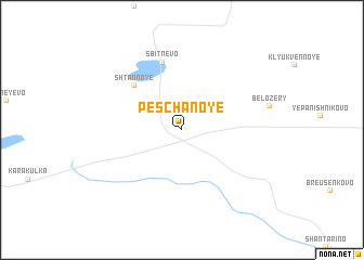 map of Peschanoye