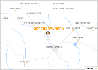 map of Peschanyy Brod
