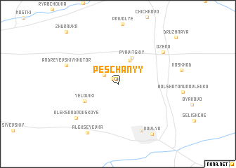 map of Peschanyy