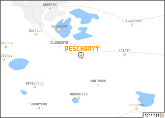 map of Peschanyy
