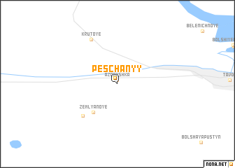 map of Peschanyy