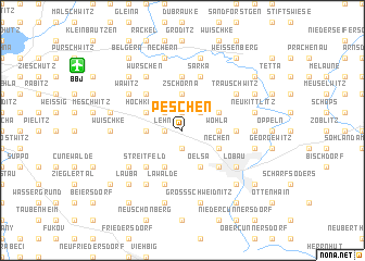 map of Peschen