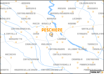 map of Peschiere