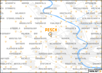 map of Pesch