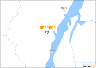 map of Pescoço