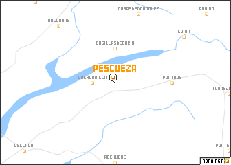 map of Pescueza