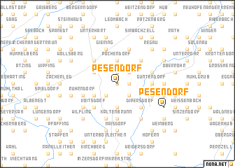 map of Pesendorf