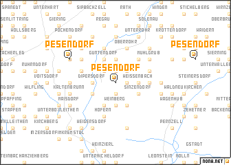 map of Pesendorf