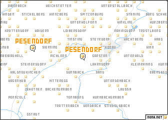 map of Pesendorf