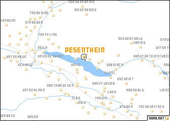 map of Pesenthein