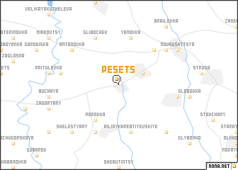 map of Pesets