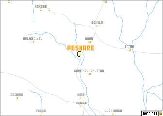 map of Peshare