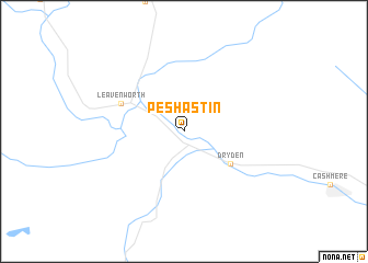 map of Peshastin