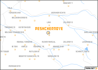 map of Peshchernoye