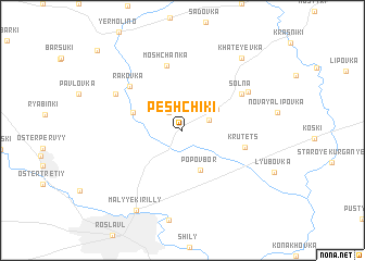 map of Peshchiki