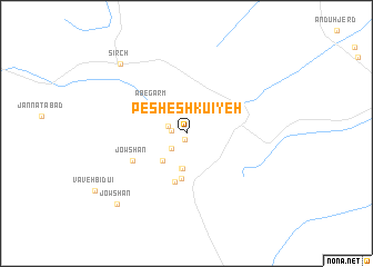 map of Pesheshkū\