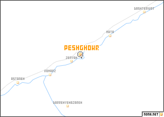 map of Peshghowr