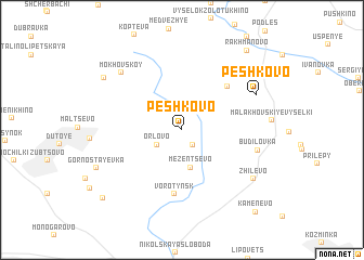 map of Peshkovo