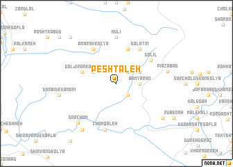 map of Peshtāleh