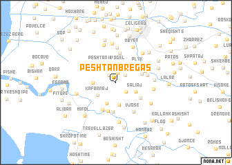 map of Peshtan-Bregas