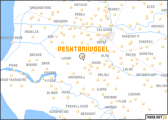 map of Peshtani i Vogël