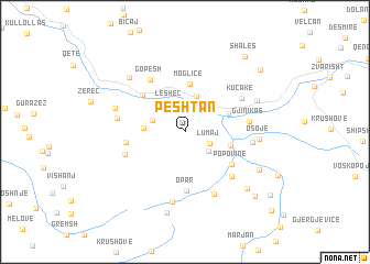 map of Peshtan