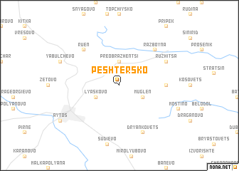 map of Peshtersko