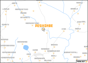 map of Pesikombe